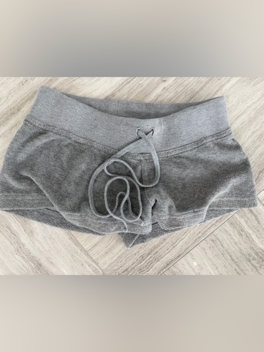 Hard Tail Low Rise Grey Terry Shorts Junior Girls Size Small